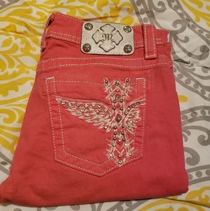 Pink miss me skinny Jean's